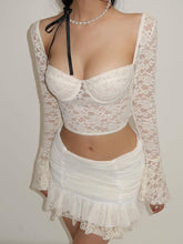 Regency Lace Coord Set mit Handschuhen